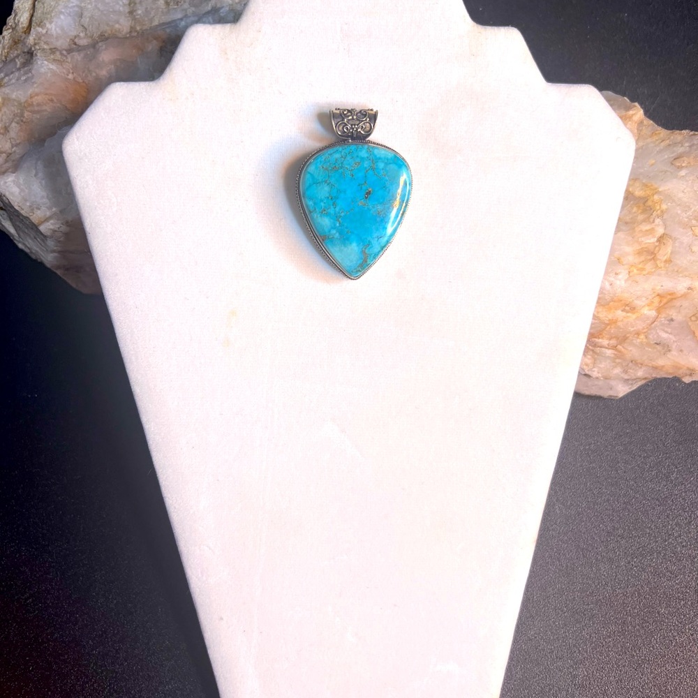 Boho turquoise some pendant necklace